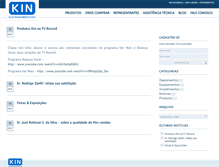 Tablet Screenshot of blog.kin.com.br